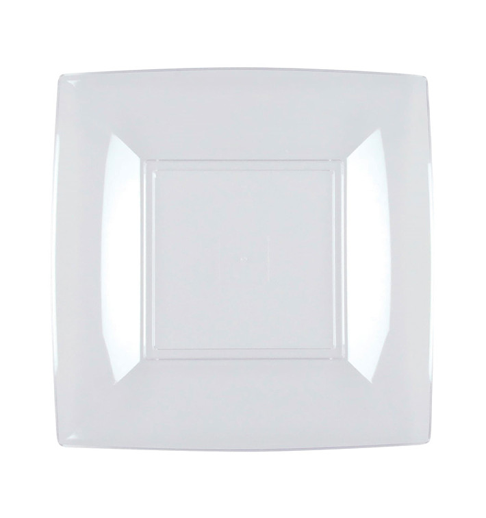 Assiette Plastique Réutilisable Plate Transp. PS 180mm (300 Utés) Assiette Plastique Réutilisable Plate Transp. PS 180mm (300 Utés)