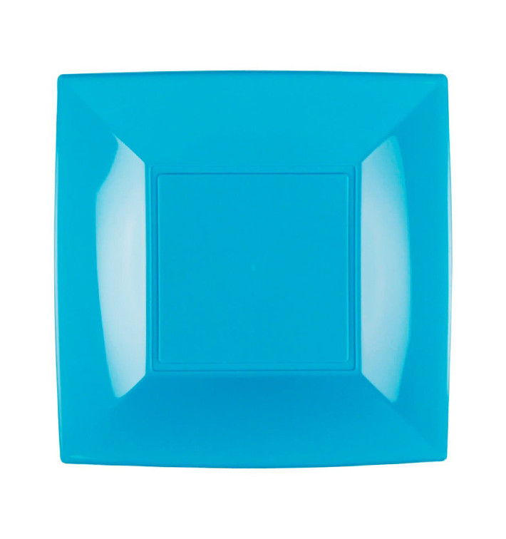Assiette Plastique Réutilisable Plate Turquoise PP 180mm (25 Utés) Assiette Plastique Réutilisable Plate Turquoise PP 180mm (25 Utés)