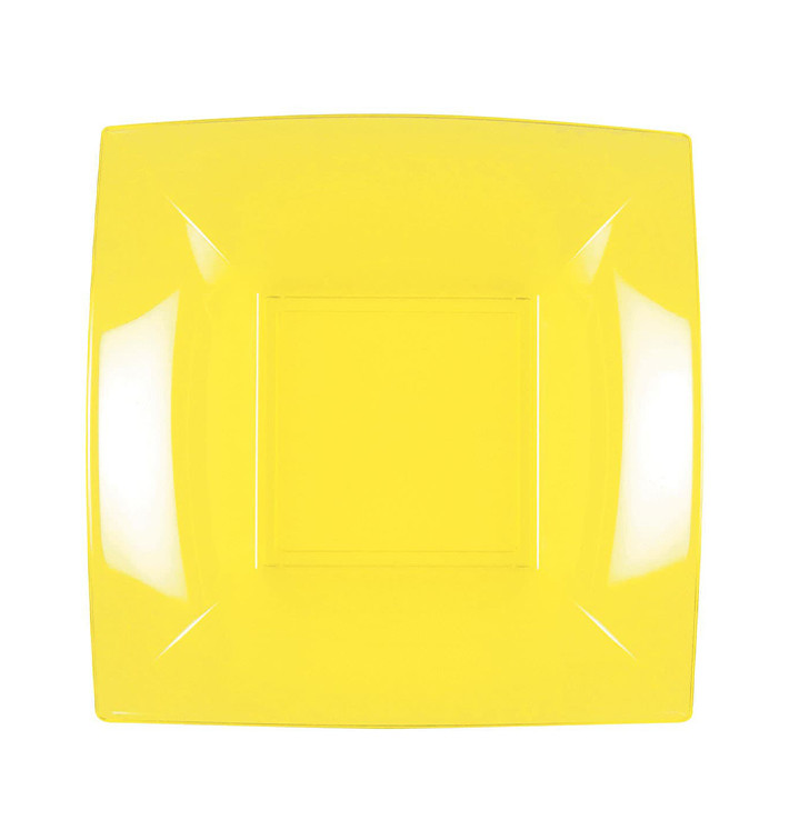 Assiette Plastique Réutilisable Creuse Jaune PP 180mm (25 Utés) Assiette Plastique Réutilisable Creuse Jaune PP 180mm (25 Utés)