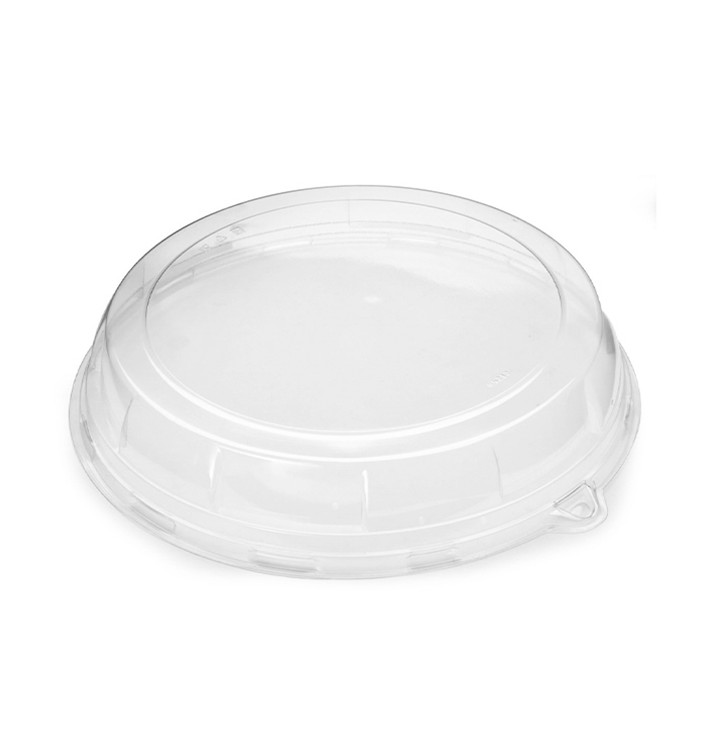 Plastic oplader bord met Deksel en dienblad 30x5 cm (50 stuks) Plastic oplader bord met Deksel en dienblad 30x5 cm (50 stuks)