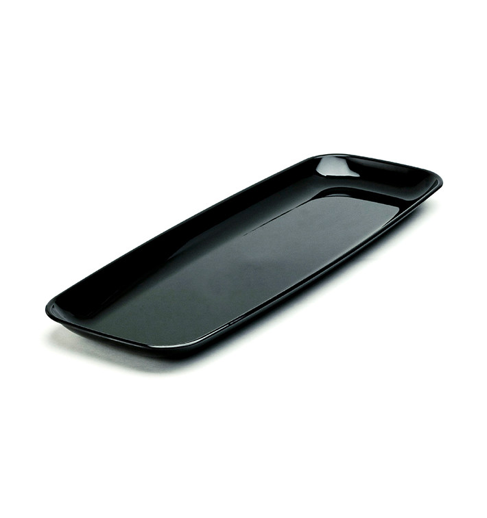 Plateau Rectangulaire dur Noir 22x56 cm (25 Utés) Plateau Rectangulaire dur Noir 22x56 cm (25 Utés)