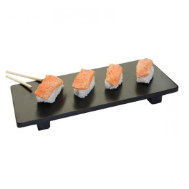 Base en Bambou Noir pour Sushi 50x23x2,5cm (1 Uté)