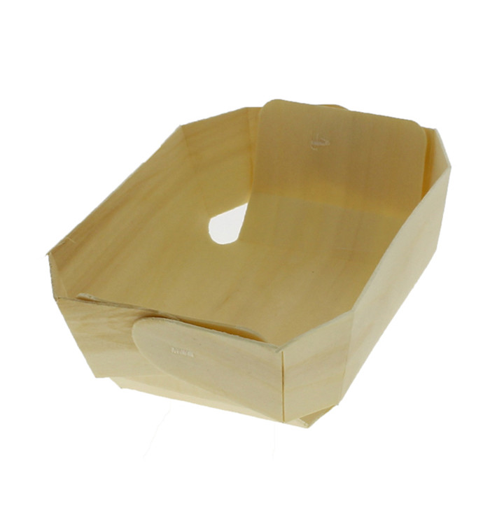 Barquette Cuisson Bois 18,0x10,5x5,0cm (50 Utés) Barquette Cuisson Bois 18,0x10,5x5,0cm (50 Utés)