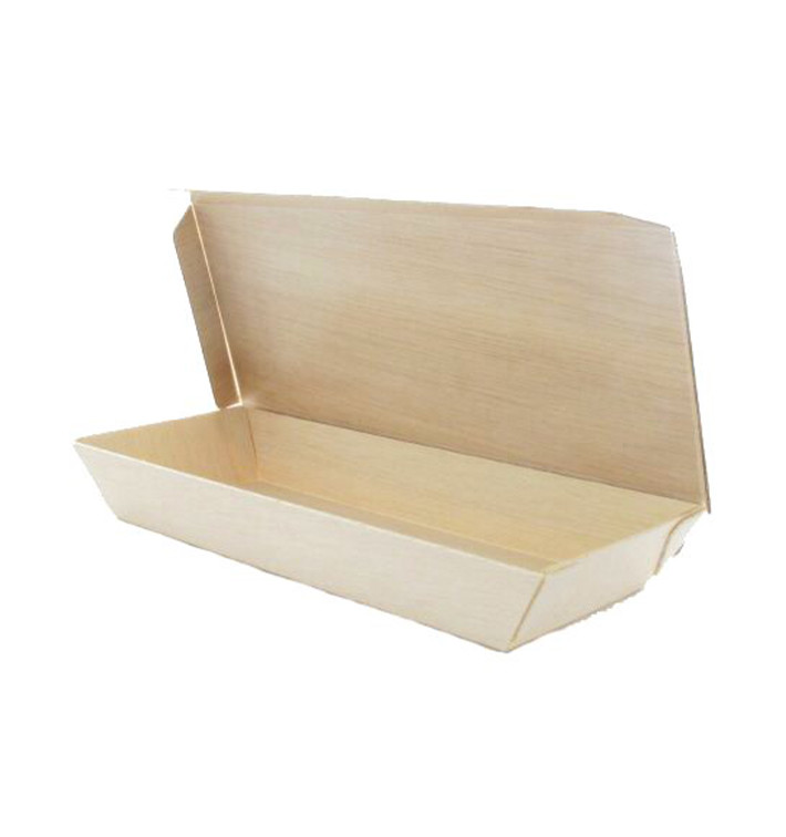 Couvercle jetable en bois 15,5x8,5cm (25 Unités) Couvercle jetable en bois 15,5x8,5cm (25 Unités)