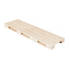 Houten mini Pallet Bediening Platter 40x15x2cm (1 stuk) 