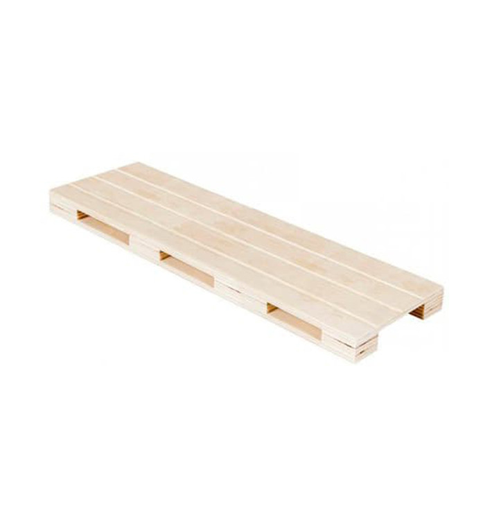 Houten mini Pallet Bediening Platter 40x15x2cm (1 stuk) 