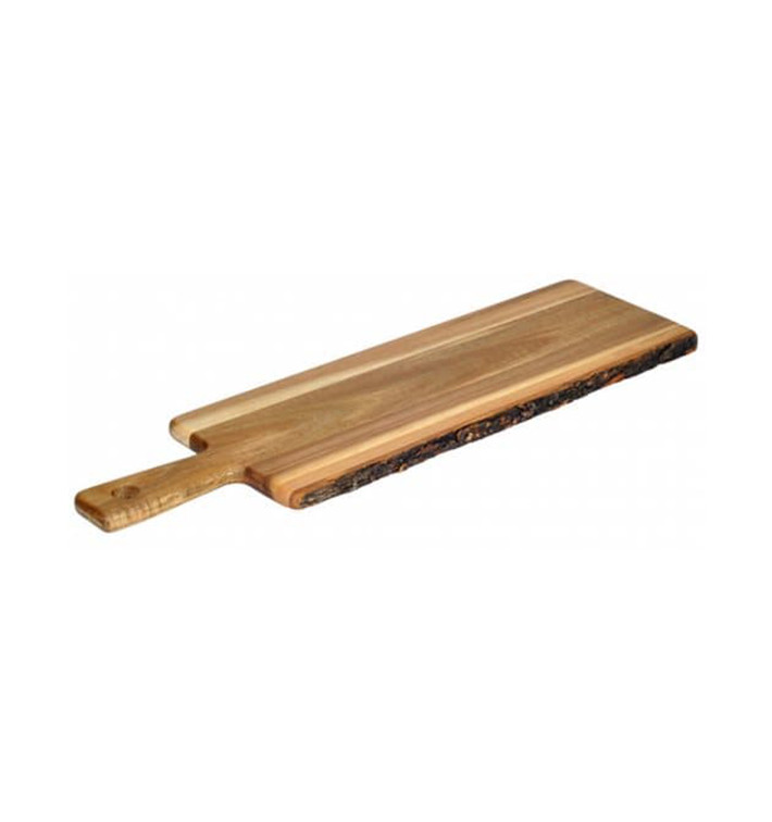 Houten bediening schotel met Hendel 50,8x15,3x1,5cm (8 stuks)