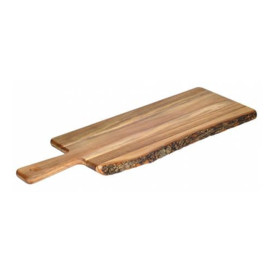 Houten bediening schotel met Hendel 53,3x17,6x1,5cm (1 stuk) 