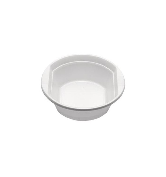 Bol en Plastique PS Blanc 630ml Ø16cm (100 Utés) Bol en Plastique PS Blanc 630ml Ø16cm (100 Utés)