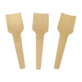 Houten ijs lepel 7cm (100 stuks) 