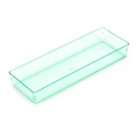 Plat plastique "Water Green" 13,1x4,6 cm (288 Unités)