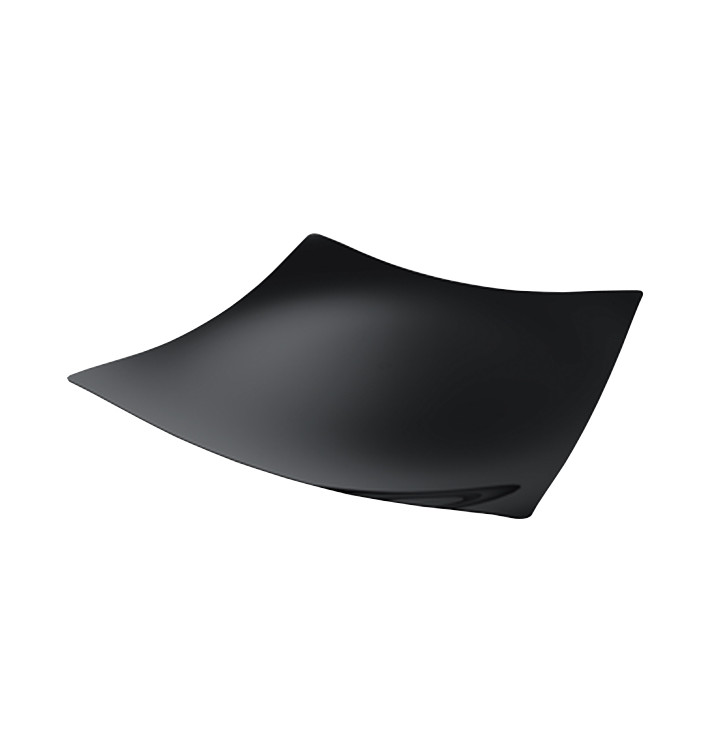 Mini Plateau Dégustation Sfera PS Noir 13x13cm (288 Utés) Mini Plateau Dégustation Sfera PS Noir 13x13cm (288 Utés)