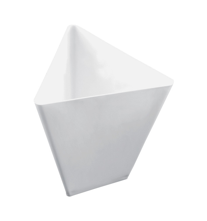 Proeving plastic kom PS Driehoekig wit 70 ml (25 stuks) Proeving plastic kom PS Driehoekig wit 70 ml (25 stuks)