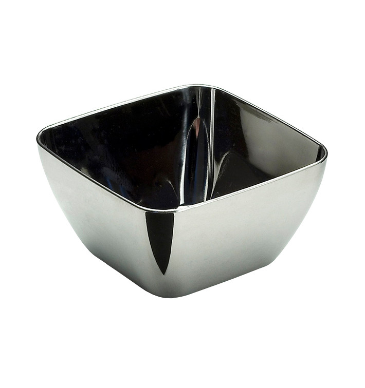 Proeving plastic kom PS zilver 5x5x3 cm 75ml (200 stuks) Proeving plastic kom PS zilver 5x5x3 cm 75ml (200 stuks)
