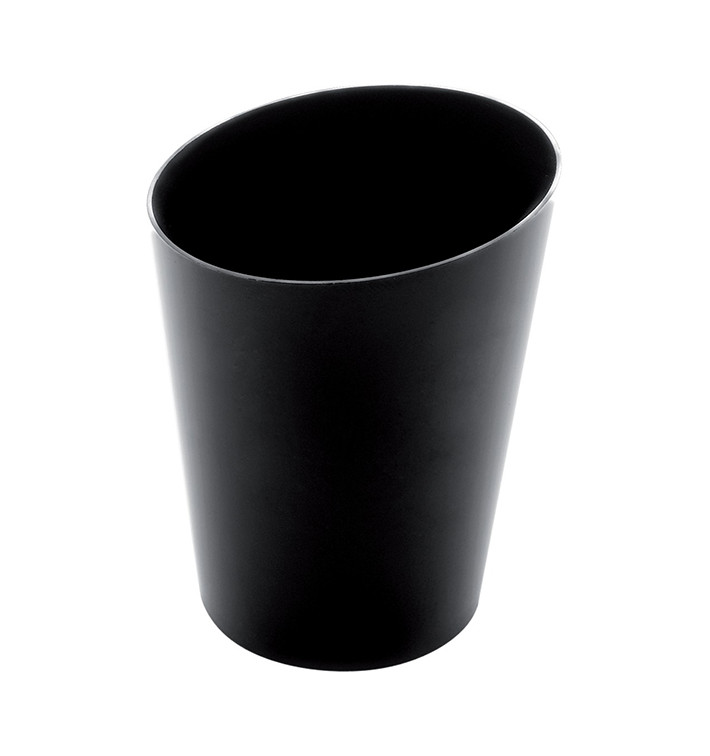 Plastic PS proefbeker Kegel vormig zwart 100 ml (10 stuks) Plastic PS proefbeker Kegel vormig zwart 100 ml (10 stuks)