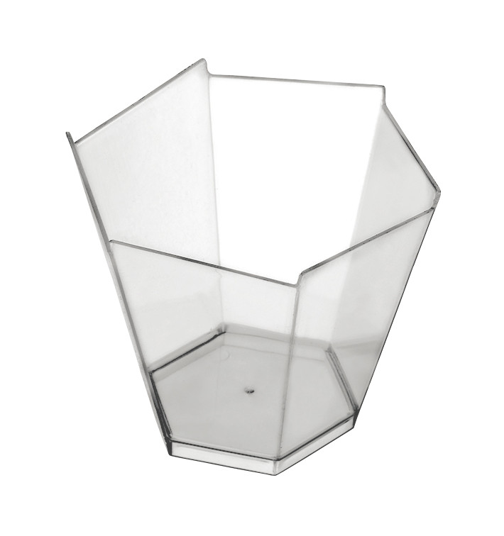 Plastic PS proefbeker "Gardenia" transparant 100 ml (25 stuks) Plastic PS proefbeker "Gardenia" transparant 100 ml (25 stuks)