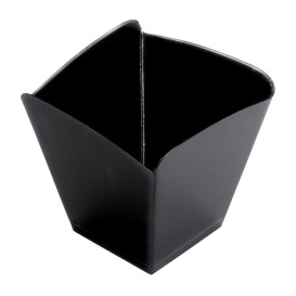 Verrine Dégustation "Vague" Noir 100 ml (25 Utés)