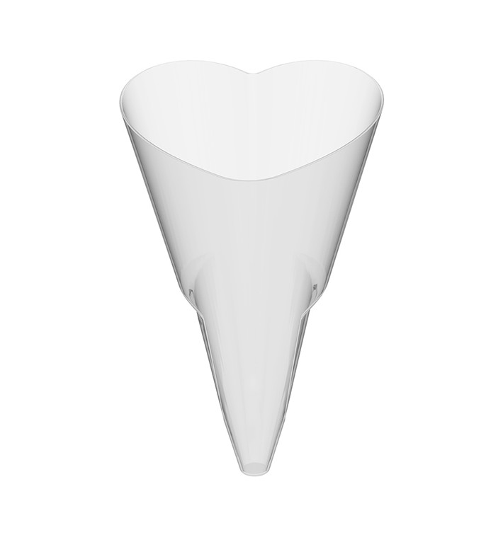 Cône Plastique Dégustation Love Transp. 50ml (480 Unités) Cône Plastique Dégustation Love Transp. 50ml (480 Unités)
