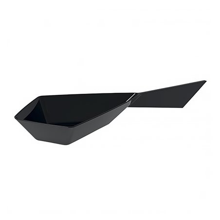 Herbruikbaar Proeving lepel PS "Kite Diamond" PS zwart 20ml (600 stuks)