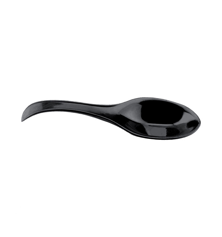 Cuillère Dégustation "Single-Dose" Noir 120 mm (600 Utés) Cuillère Dégustation "Single-Dose" Noir 120 mm (600 Utés)