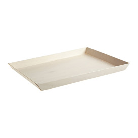 Houten dienblad 38x27,4x3cm 2400ml (1 stuk)