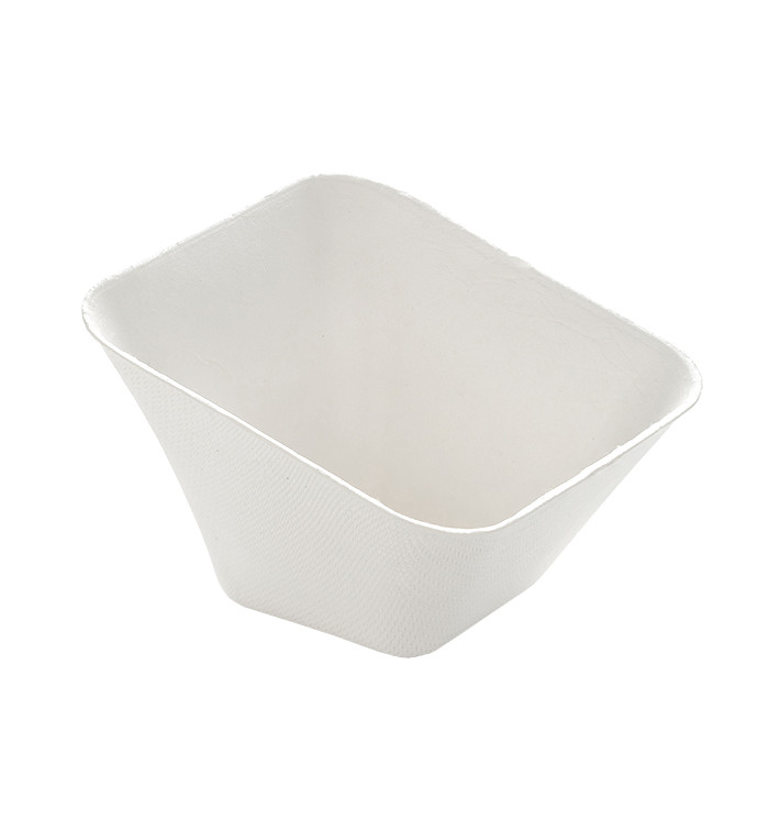 Mini Bol Canne à Sucre Carré Blanc 90ml (50 Utés) Mini Bol Canne à Sucre Carré Blanc 90ml (50 Utés)