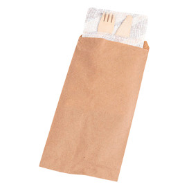 Enveloppe Bestekhouder Kraft 11x24cm (125 stuks)