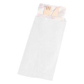 Enveloppe Porte-Couverts Blanc 11x24cm (1000 Utés)