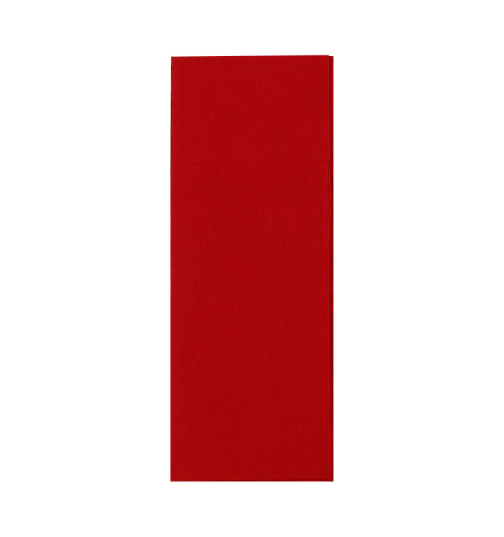 Serviette Kangourou en Papier Rouge 32x40cm (1200 Unités) Serviette Kangourou en Papier Rouge 32x40cm (1200 Unités)