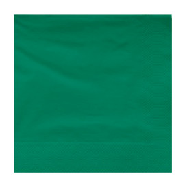 Serviette Papier à Cocktail 20x20cm Vert (6000 Utés)