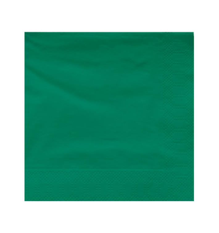 Serviette Papier à Cocktail 20x20cm Vert (6000 Utés) Serviette Papier à Cocktail 20x20cm Vert (6000 Utés)