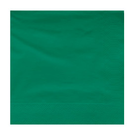 Serviette Papier à Cocktail 25x25cm Vert (200 Utés)