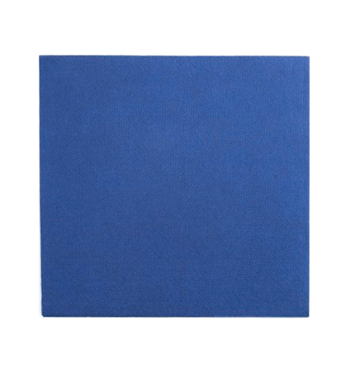 Papieren servet blauw 25x25cm 2C (50 stuks)