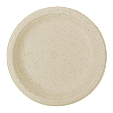 Assiette en Son de Blé Naturel Ø18cm (800 Unités)