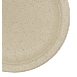 Assiette en Son de Blé Naturel Ø18cm (50 Unités)