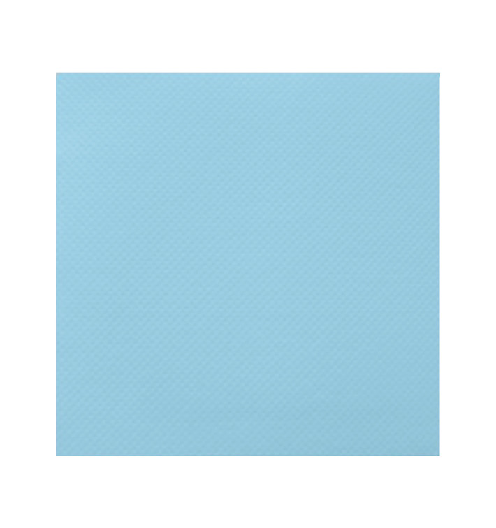 Papieren servet lichtblauw 25x25cm (1400 stuks) Papieren servet lichtblauw 25x25cm (1400 stuks)