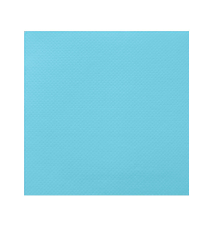 Serviette Papier Double Point 25x25cm Turquoise (50 Utés) Serviette Papier Double Point 25x25cm Turquoise (50 Utés)
