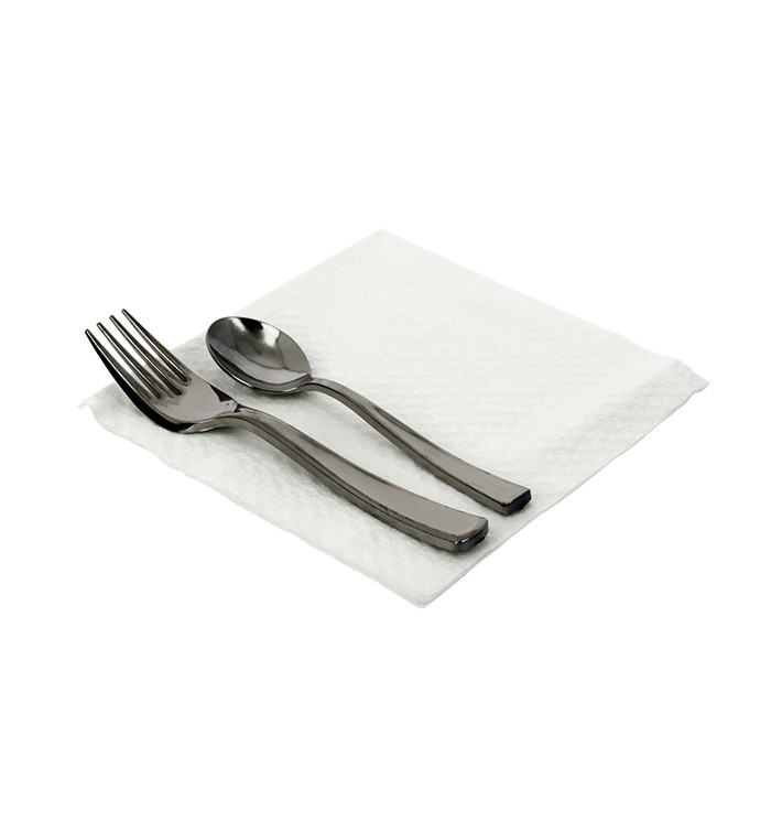 Papieren servet wit 30x30cm 3 laags (3600 stuks) Papieren servet wit 30x30cm 3 laags (3600 stuks)