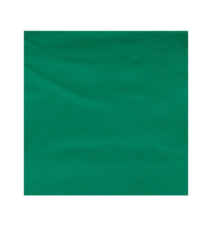 Serviette en Papier Ouate 30x30cm Vert (100 Utés) Serviette en Papier Ouate 30x30cm Vert (100 Utés)