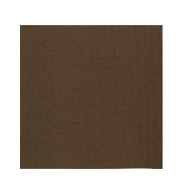 Papieren servet dubbel punt bruin 2C 33x33cm (50 stuks) Papieren servet dubbel punt bruin 2C 33x33cm (50 stuks)