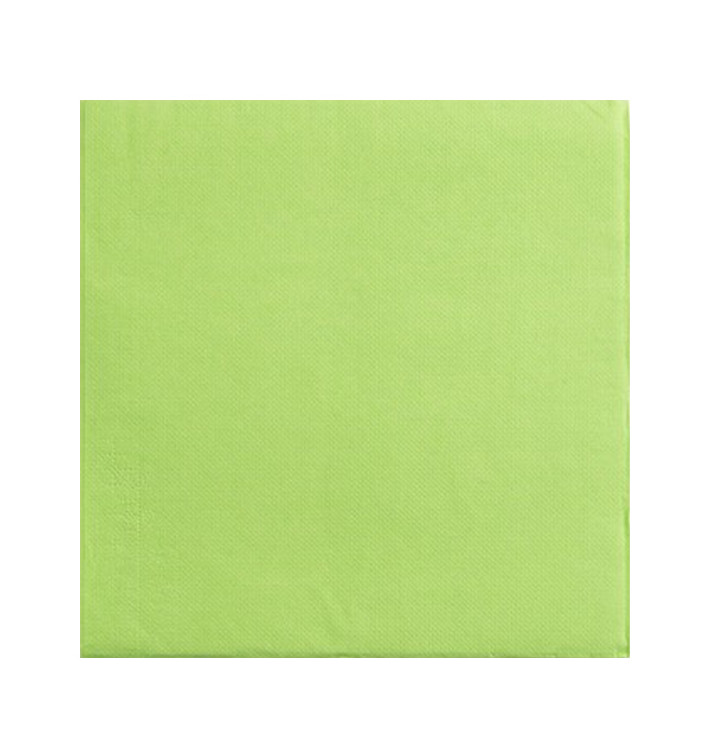 Serviette Papier Pistache 2E Molletonnée 33x33cm (50 Utés) Serviette Papier Pistache 2E Molletonnée 33x33cm (50 Utés)