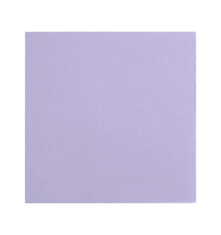 Serviette Papier Lilas 2E Molletonnée 33x33cm (50 Utés) Serviette Papier Lilas 2E Molletonnée 33x33cm (50 Utés)