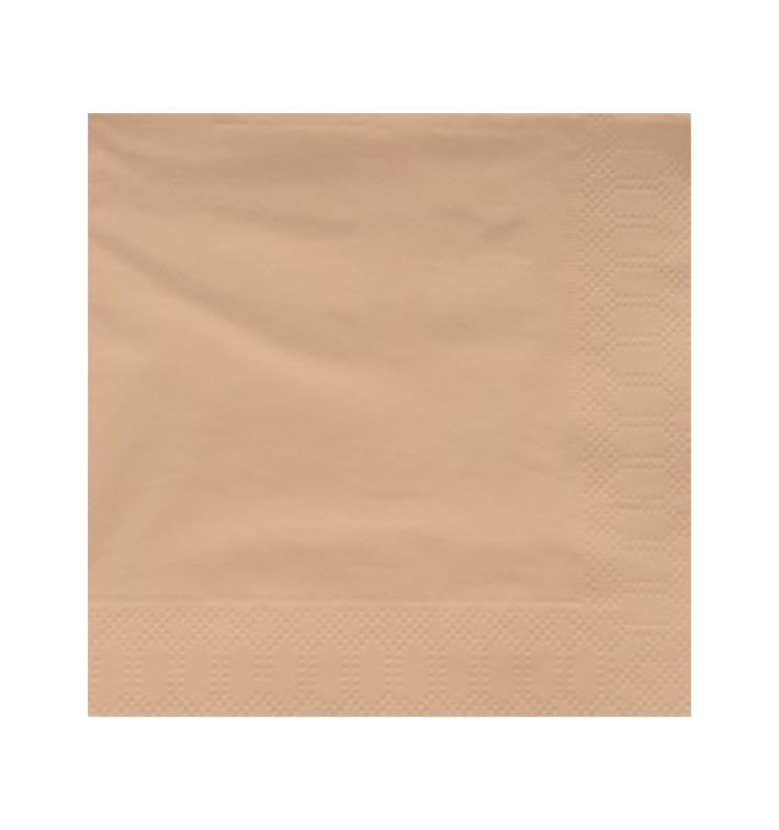 Papieren servet crème rand 40x40cm (50 stuks) Papieren servet crème rand 40x40cm (50 stuks)