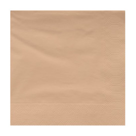 Serviette en Papier Ouate 40x40cm Crème (1200 Utés)