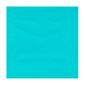 Serviette en Papier Ouate 40x40cm Turquoise (50 Utés)