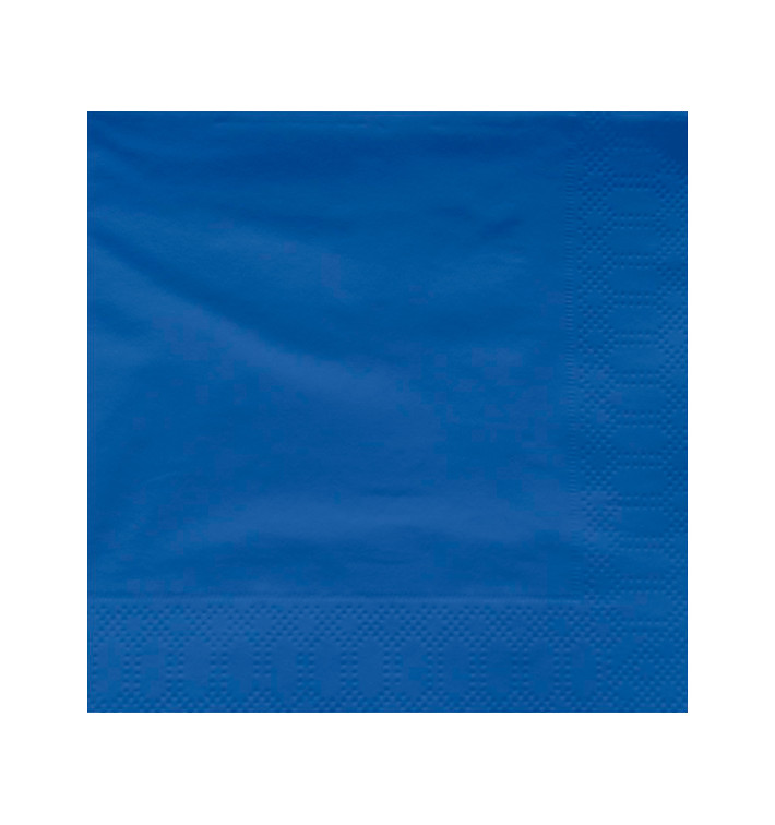 Serviette en Papier Ouate 40x40cm Bleu (50 Utés) Serviette en Papier Ouate 40x40cm Bleu (50 Utés)