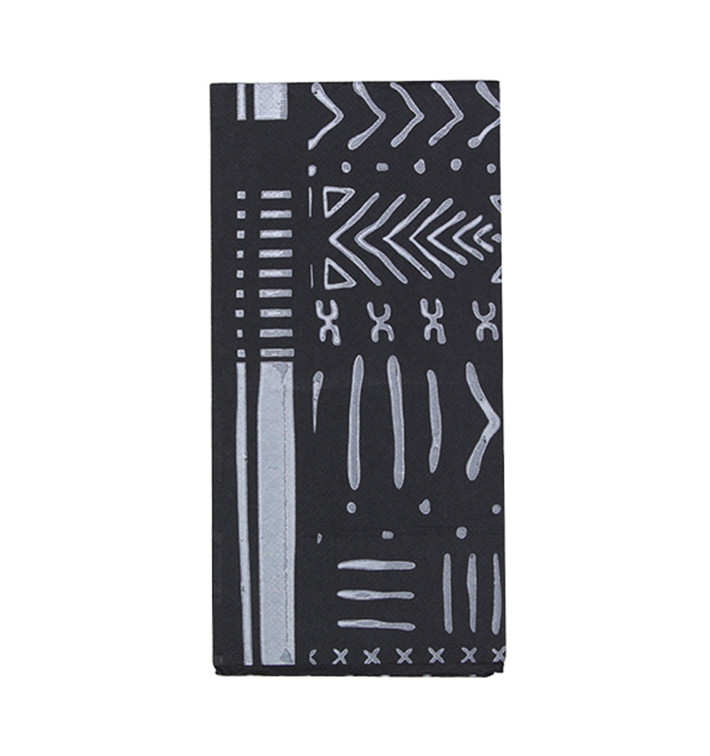 Serviette Papier Molletonnée 1/8 40x40 "Tribal" (30 Unités) Serviette Papier Molletonnée 1/8 40x40 "Tribal" (30 Unités)