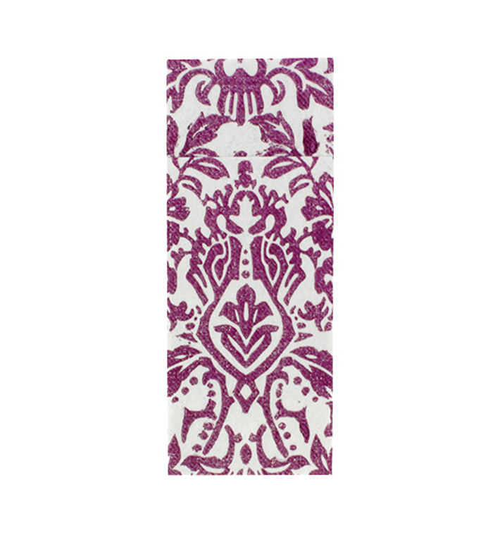 Zakvouw Airlaid Servetten "Versalles" Purper 32x40cm 55g/m² (40 stuks) Zakvouw Airlaid Servetten "Versalles" Purper 32x40cm 55g/m² (40 stuks)