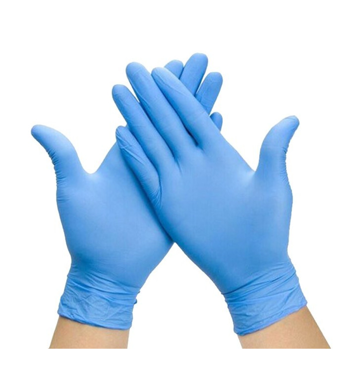 Gants Nitrile sans Poudre Bleu Taille M AQL 1.5 (1.000 Utés) Gants Nitrile sans Poudre Bleu Taille M AQL 1.5 (1.000 Utés)