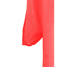 Wegwerp-laboratoriumjas TST PP Velcro Rood XL 25gr (1 stuk)